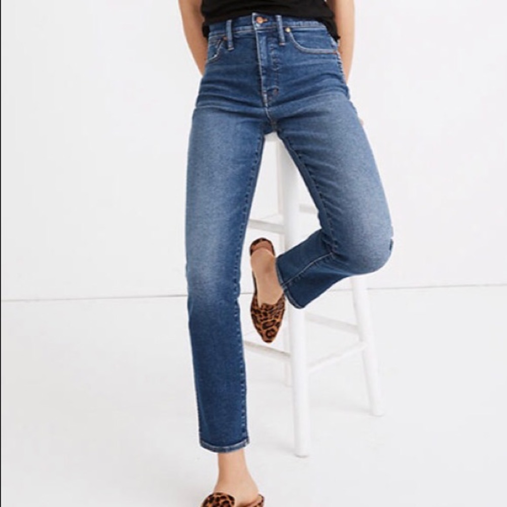 Madewell Stovepipe jeans size 26, Manchester wash